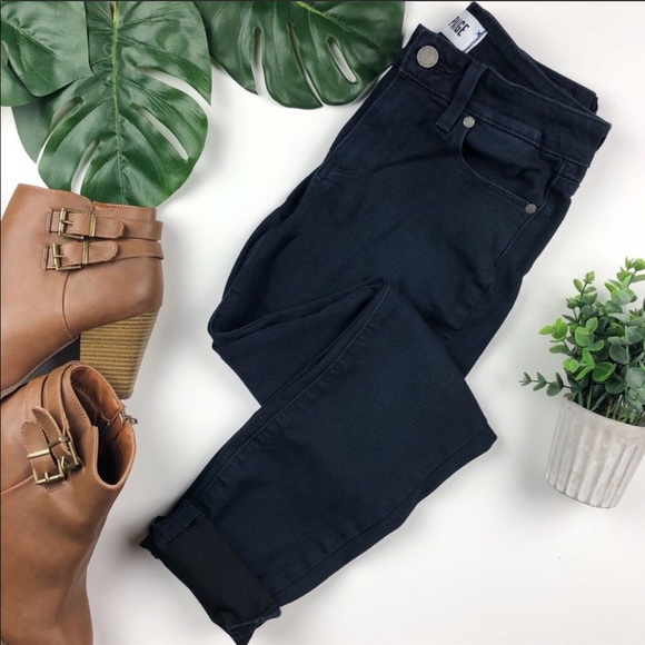 Paige Verdugo Ivan Dark Wash Ankle Jeans - Picture 2 of 8